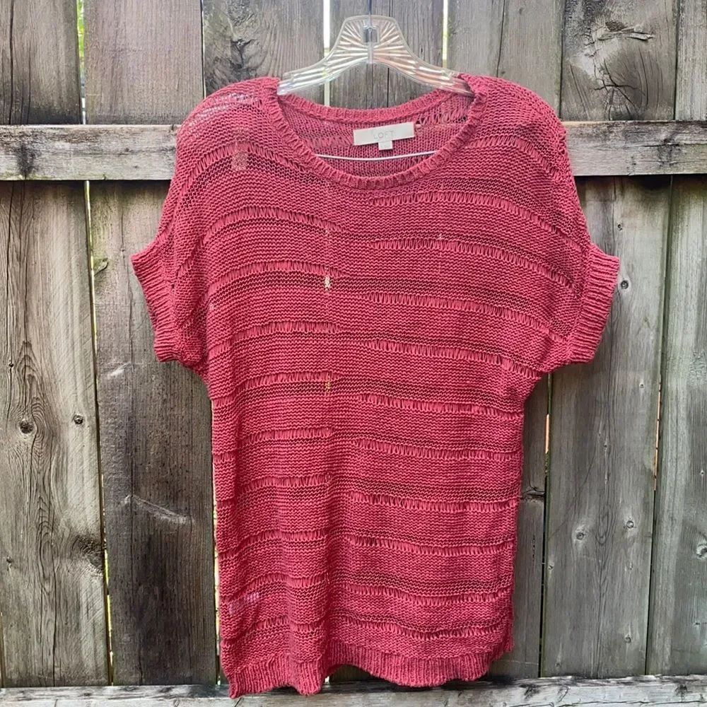 Loft crochet top sz. M